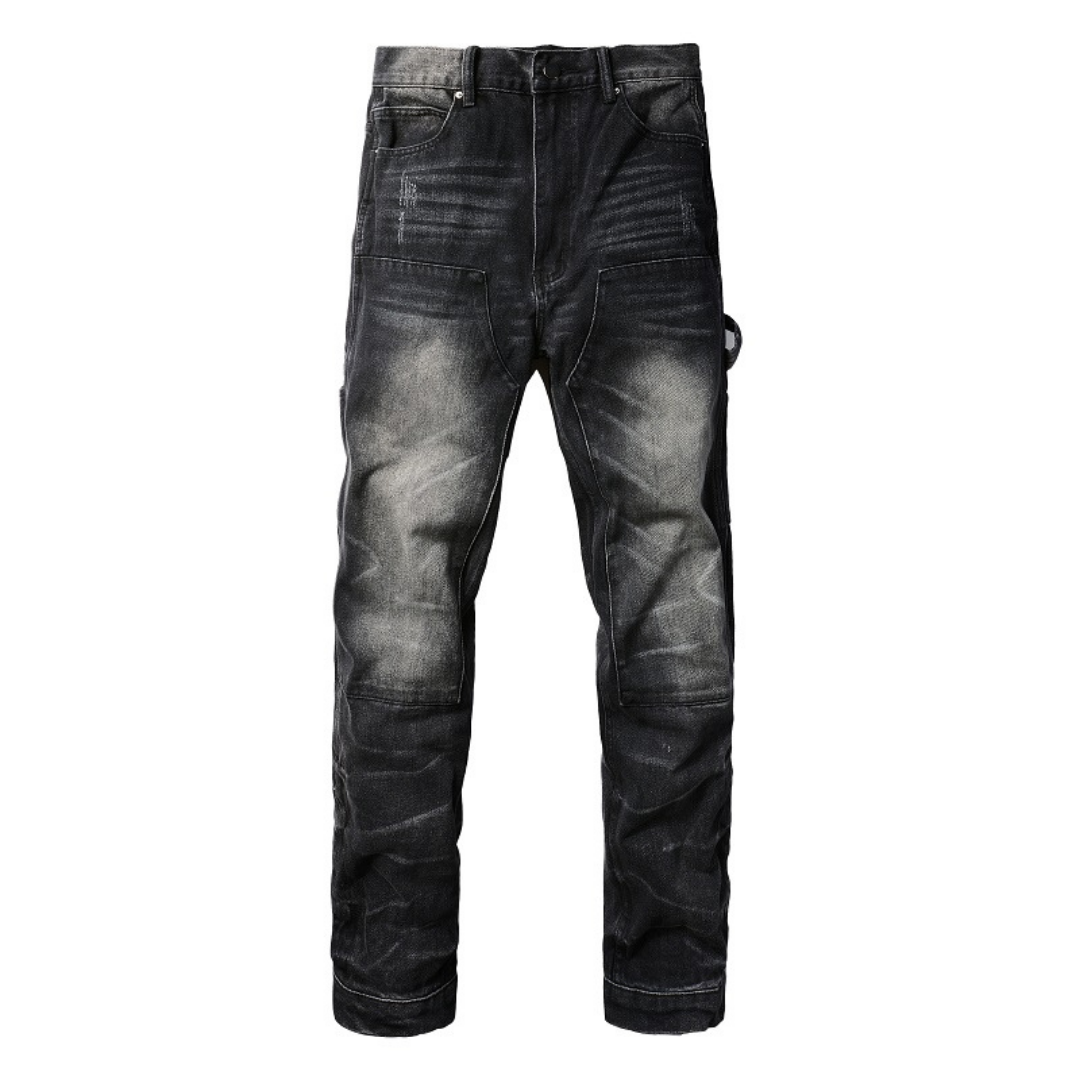 Black Distressed Jeans