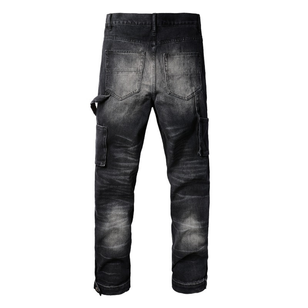 Black Distressed Jeans