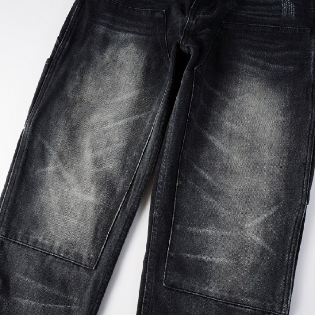 Black Distressed Jeans