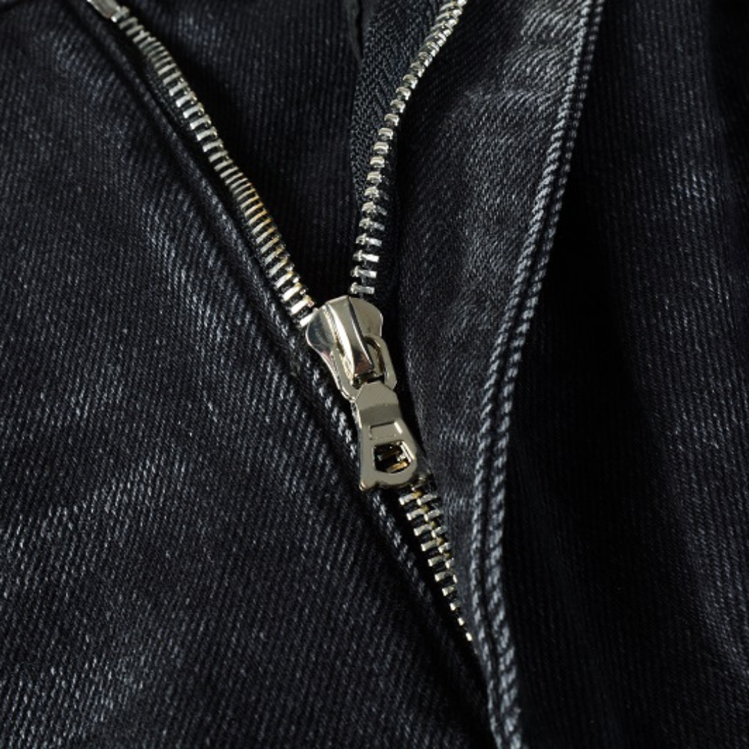 Black Distressed Jeans